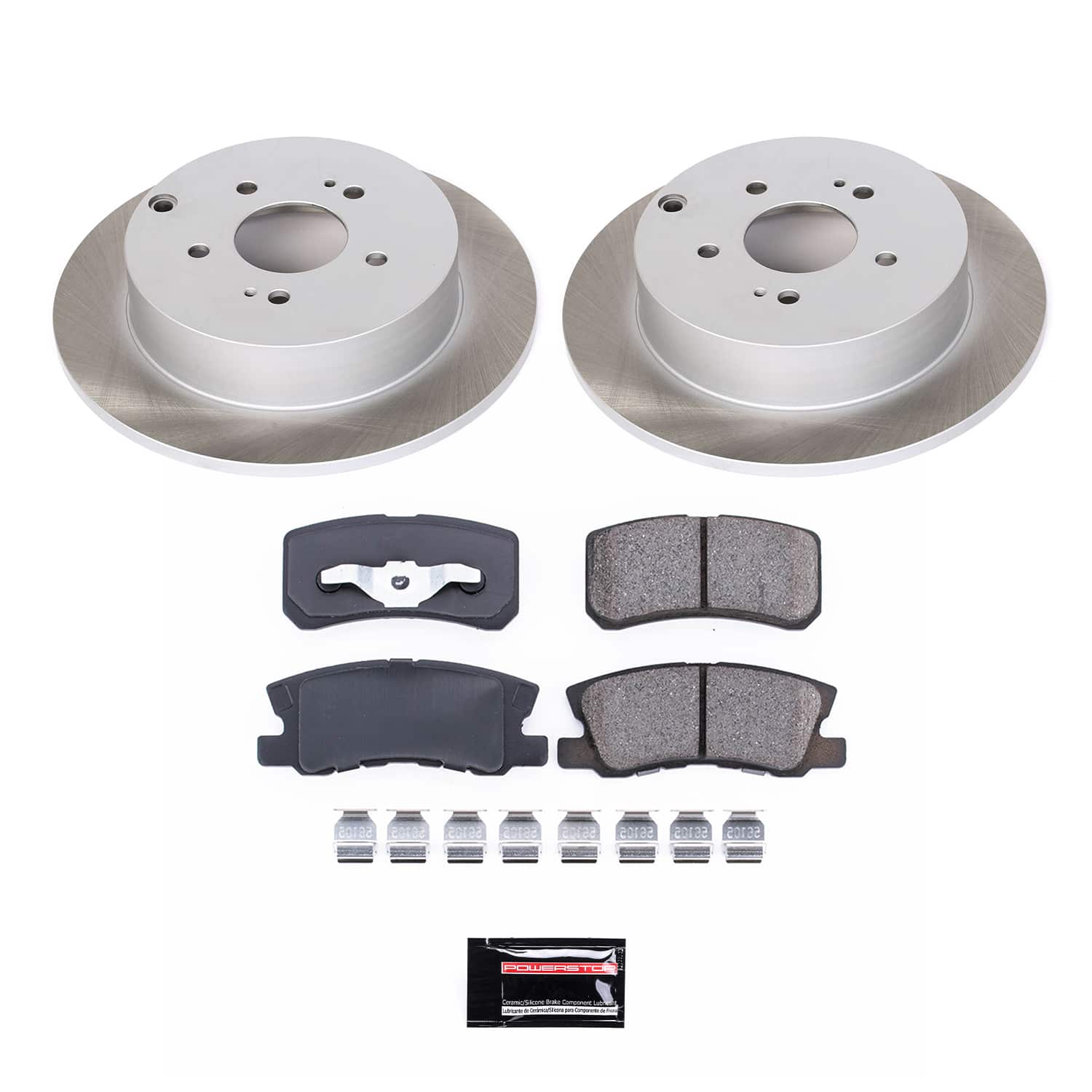 Power Stop SC5260 - Rear Z17 Evolution Pad And Semi-Coated Rotor Kit vehicle fitment brake part