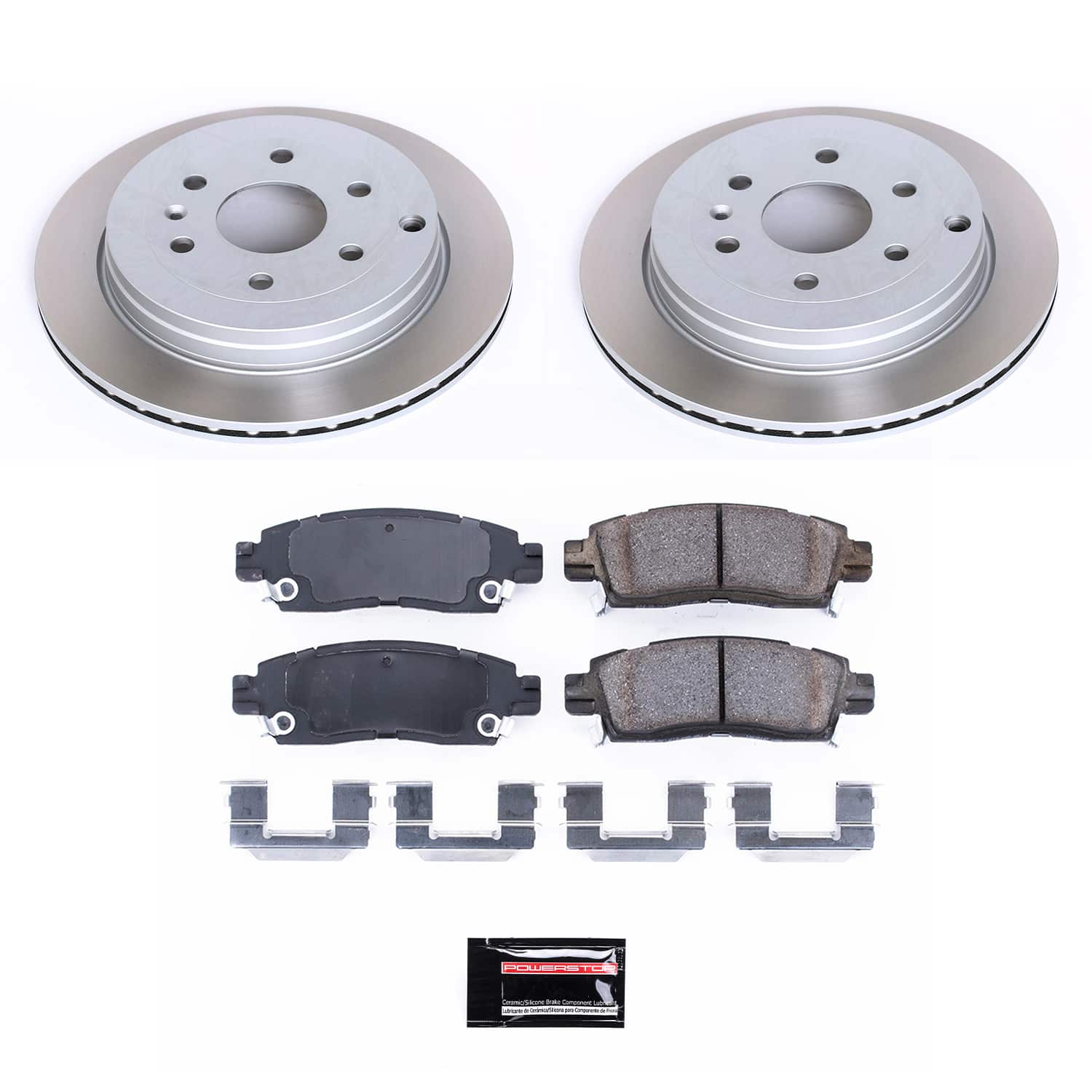 Power Stop SC5262 - Rear Z17 Evolution Pad And Semi-Coated Rotor Kit vehicle fitment brake part