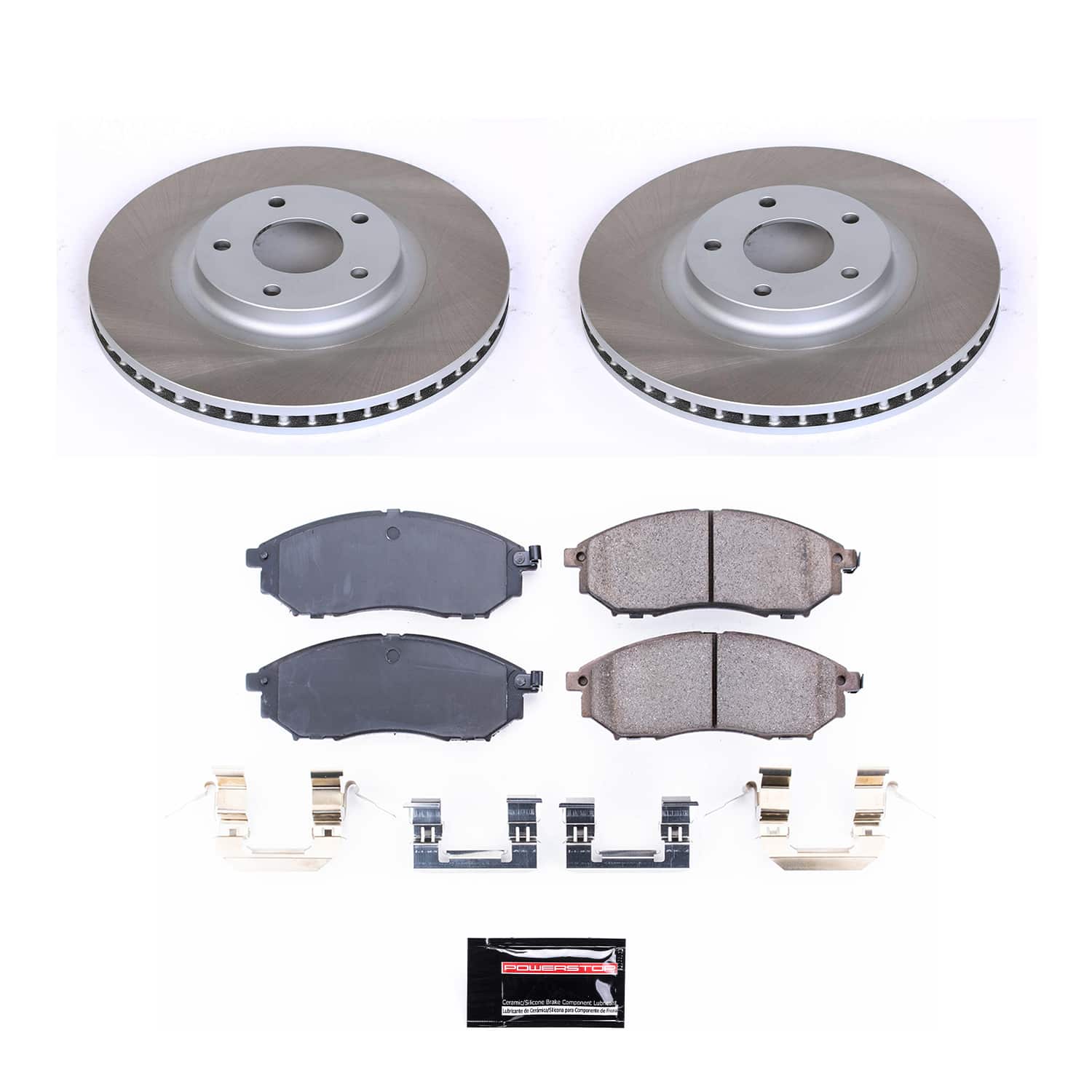 Power Stop SC5263 - Front Z17 Evolution Pad And Semi-Coated Rotor Kit vehicle fitment brake part