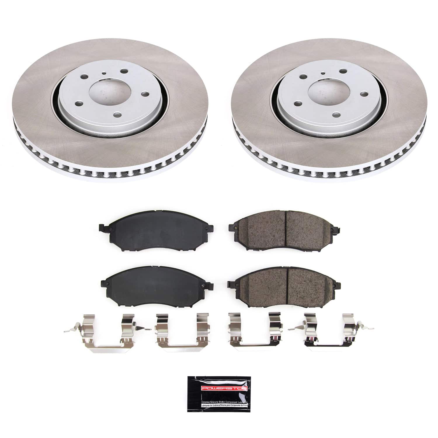 Power Stop SC5264 - Front Z17 Evolution Pad And Semi-Coated Rotor Kit vehicle fitment brake part