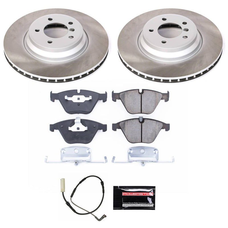 Power Stop SC5281 - Front Z17 Evolution Pad And Semi-Coated Rotor Kit vehicle fitment brake part