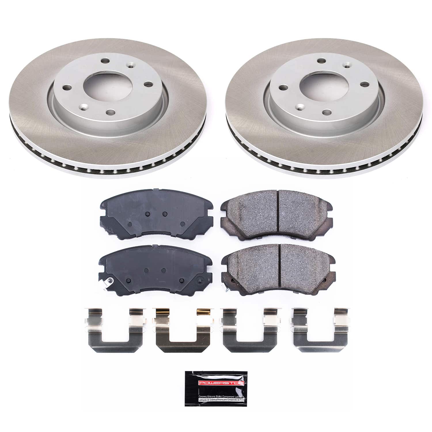 Power Stop SC5290 - Front Z17 Evolution Pad And Semi-Coated Rotor Kit vehicle fitment brake part