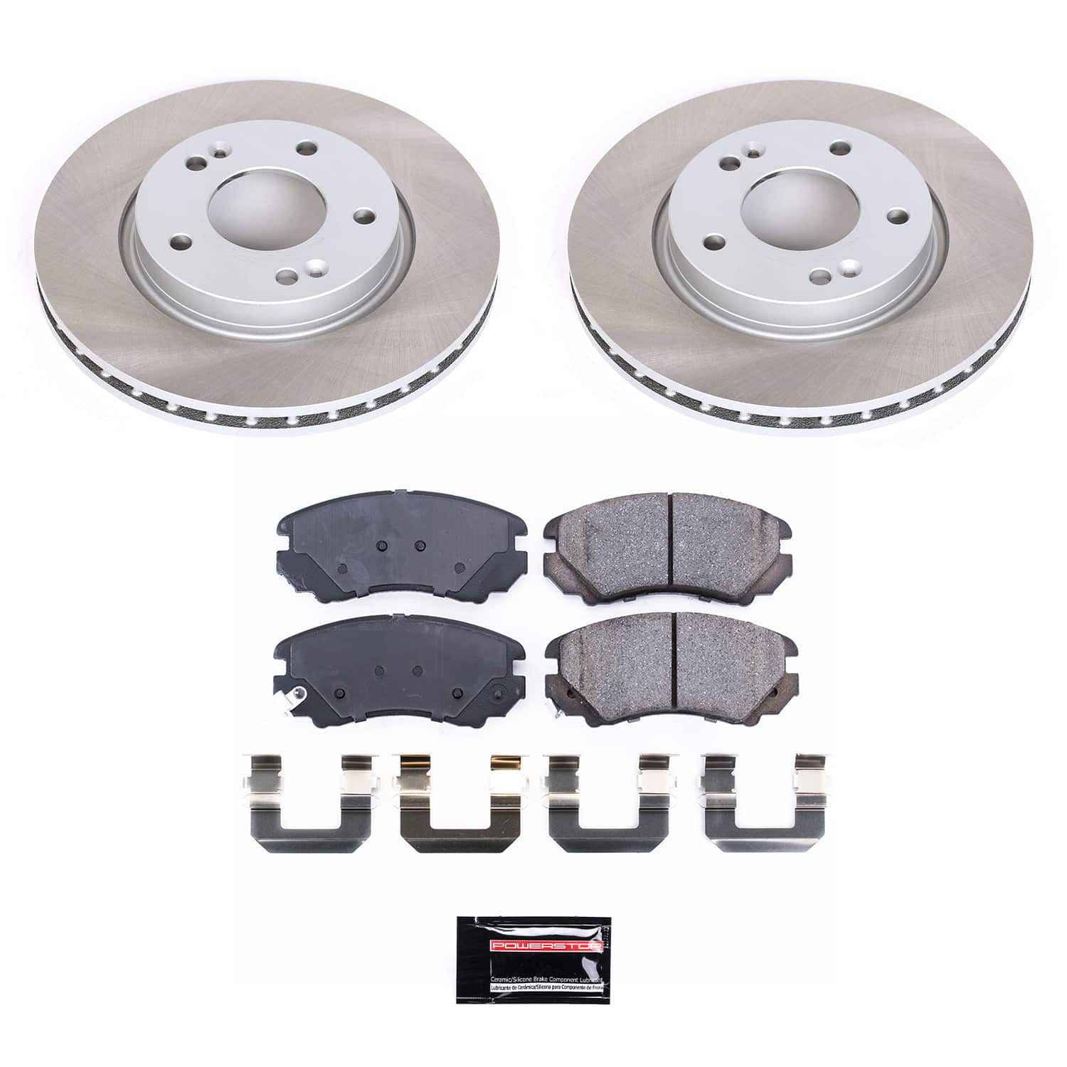 Power Stop SC5291 - Front Z17 Evolution Pad And Semi-Coated Rotor Kit vehicle fitment brake part