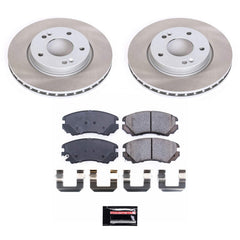 Power Stop SC5291 - Front Z17 Evolution Pad And Semi-Coated Rotor Kit vehicle fitment brake part