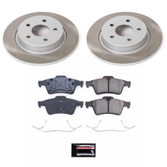 Power Stop SC5309 - Rear Z17 Evolution Pad And Semi-Coated Rotor Kit vehicle fitment brake part