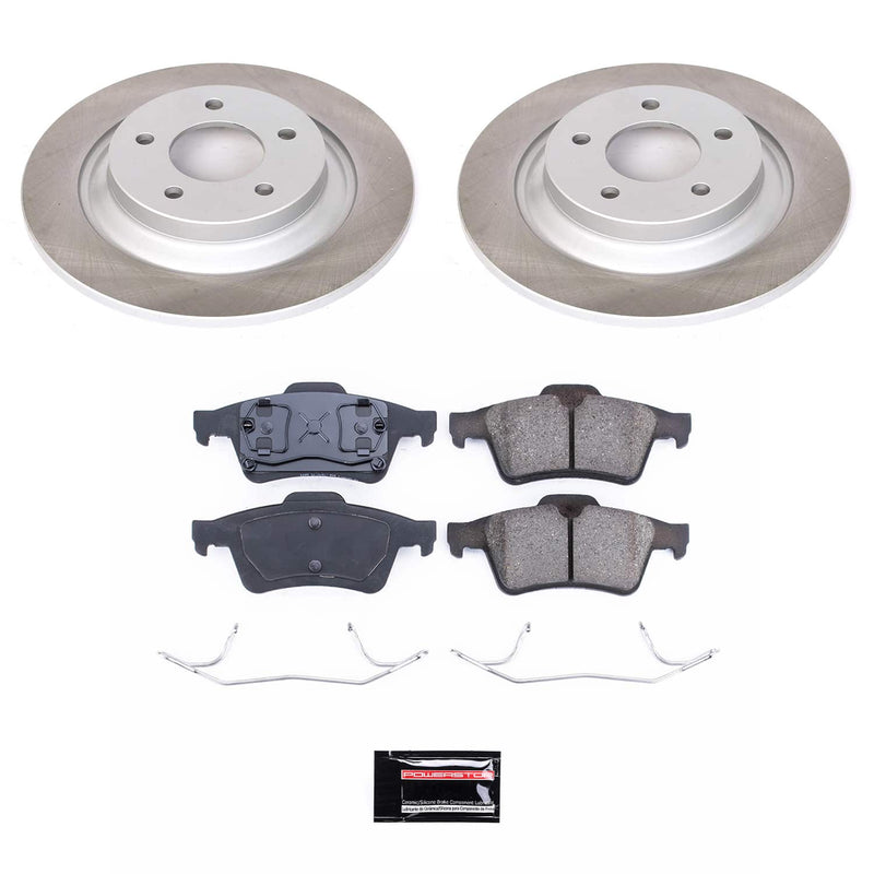 Power Stop SC5310 - Rear Z17 Evolution Pad And Semi-Coated Rotor Kit vehicle fitment brake part