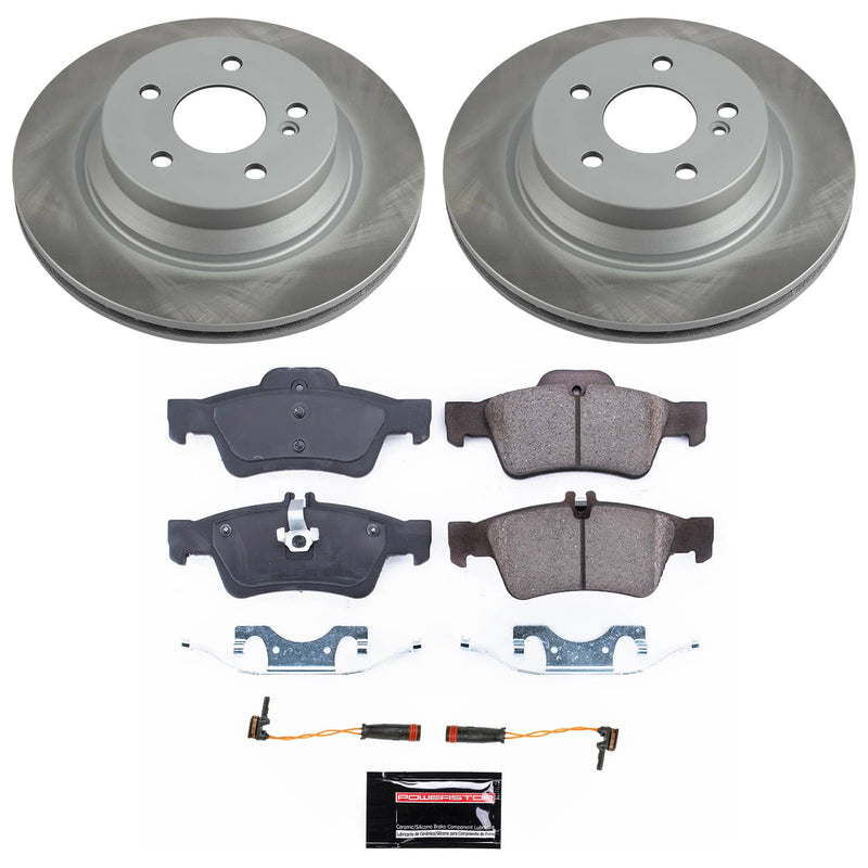 Power Stop SC5322 - Rear Z17 Evolution Pad And Semi-Coated Rotor Kit vehicle fitment brake part