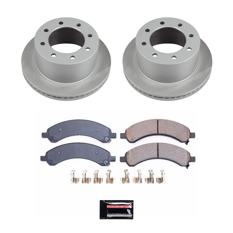 Power Stop SC5328 - Rear Z17 Evolution Pad And Semi-Coated Rotor Kit vehicle fitment brake part