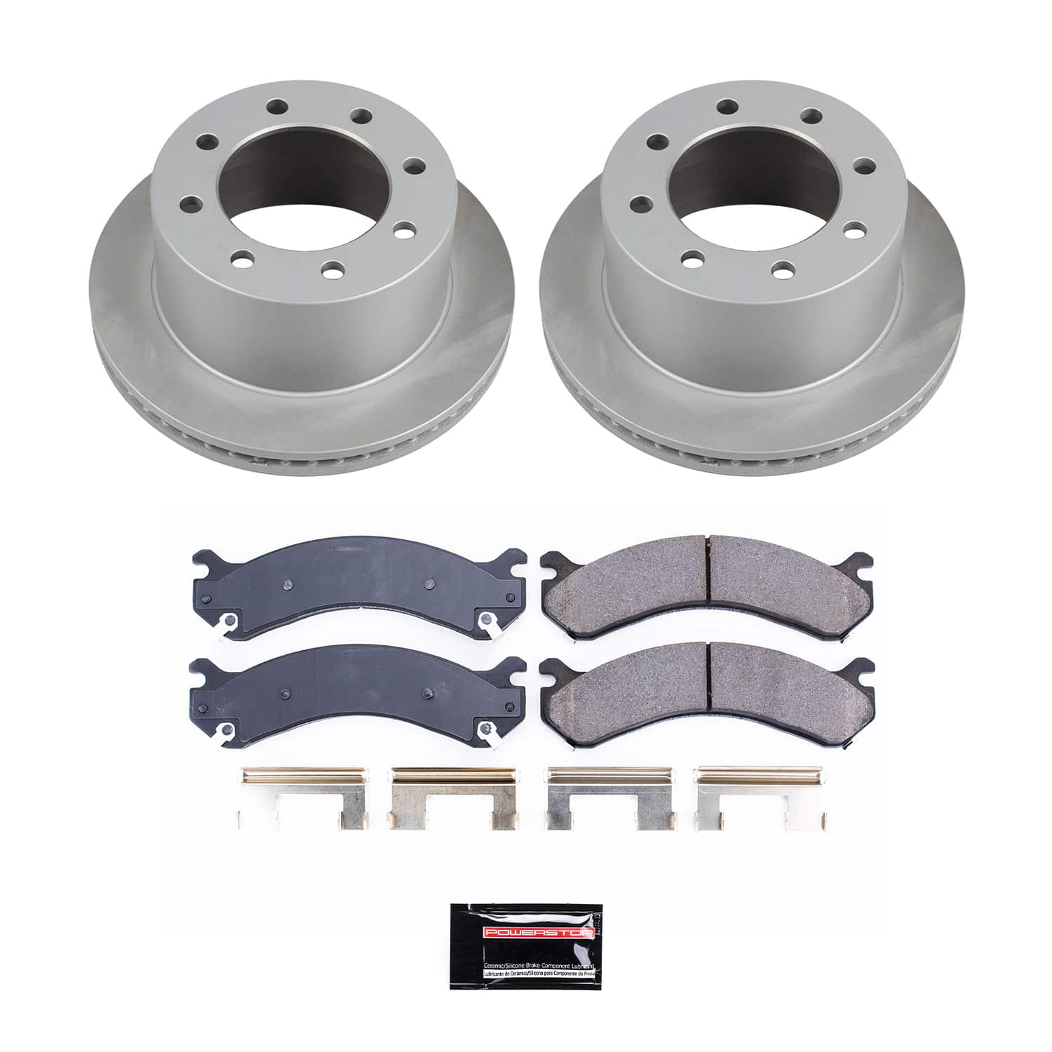 Power Stop SC5337 - Rear Z17 Evolution Pad And Semi-Coated Rotor Kit vehicle fitment brake part
