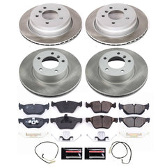 Power Stop SC5357 - Front And Rear Z17 Evolution Pad And Semi-Coated Rotor Kit vehicle fitment brake part