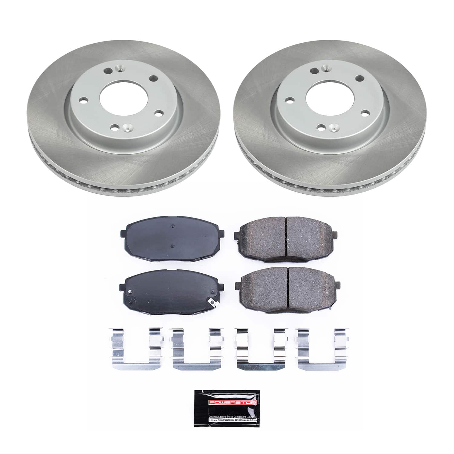 Power Stop SC5366 - Front Z17 Evolution Pad And Semi-Coated Rotor Kit vehicle fitment brake part