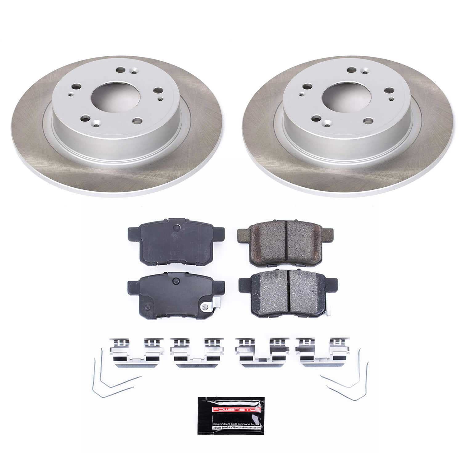 Power Stop SC5368 - Rear Z17 Evolution Pad And Semi-Coated Rotor Kit vehicle fitment brake part