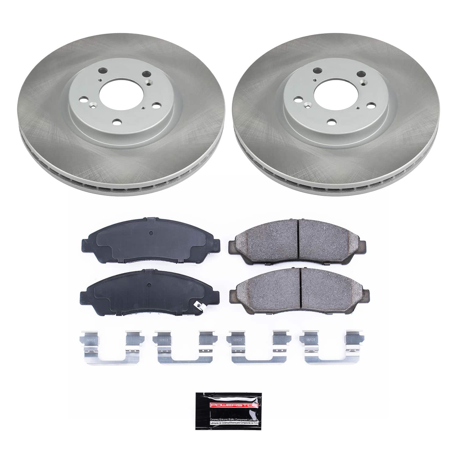 Power Stop SC5370 - Front Z17 Evolution Pad And Semi-Coated Rotor Kit vehicle fitment brake part