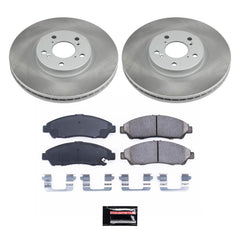 Power Stop SC5370 - Front Z17 Evolution Pad And Semi-Coated Rotor Kit vehicle fitment brake part