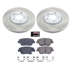 Power Stop SC5377 - Front Z17 Evolution Pad And Semi-Coated Rotor Kit vehicle fitment brake part