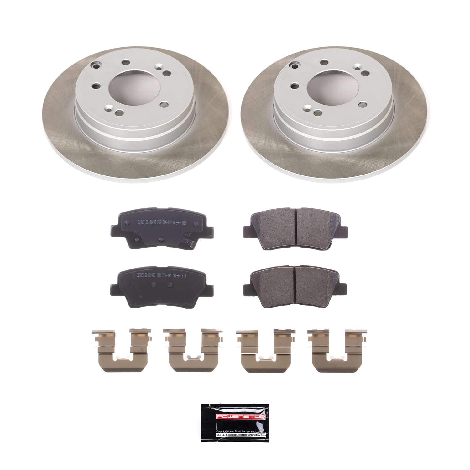 Power Stop SC5381 - Rear Z17 Evolution Pad And Semi-Coated Rotor Kit vehicle fitment brake part