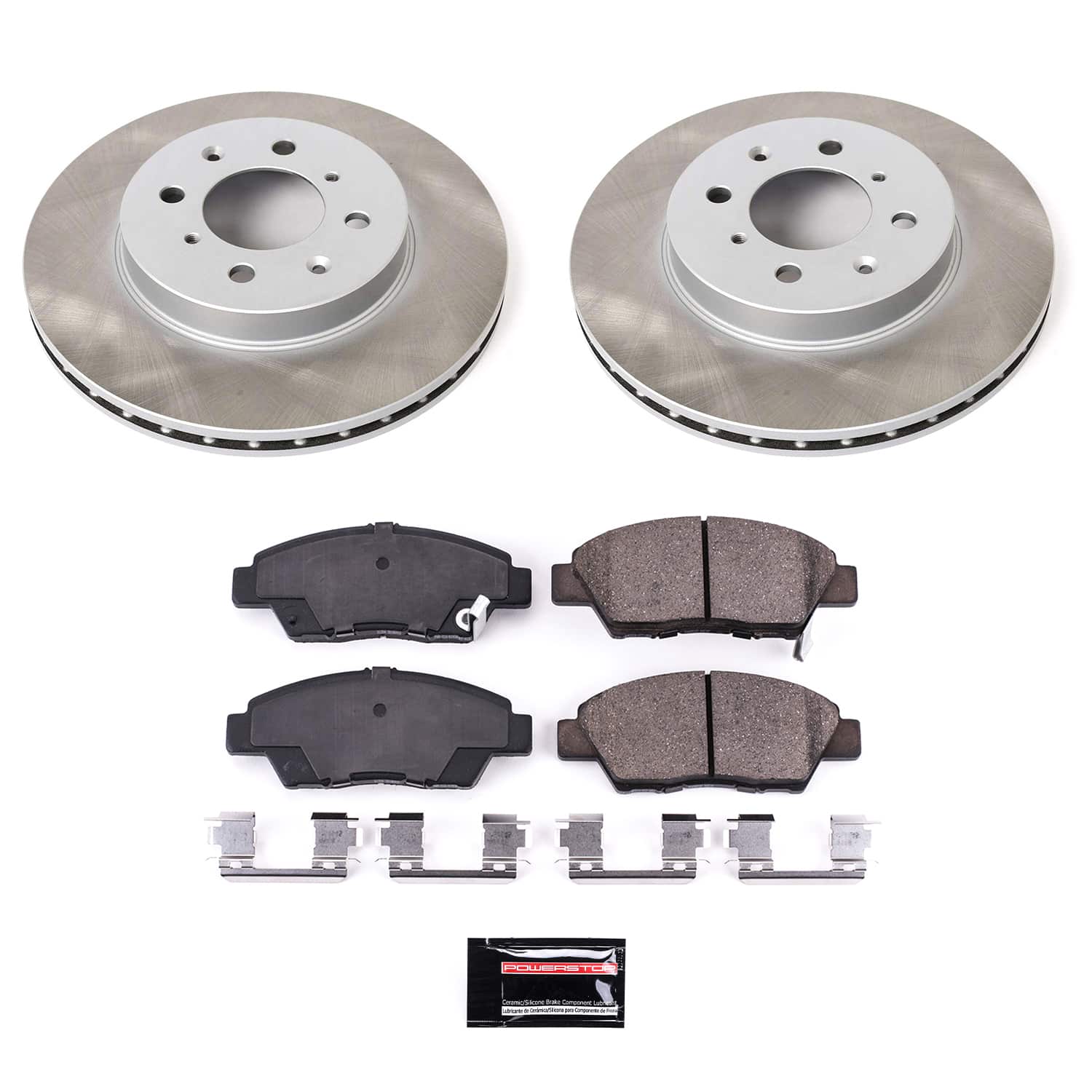 Power Stop SC5382 - Front Z17 Evolution Pad And Semi-Coated Rotor Kit vehicle fitment brake part