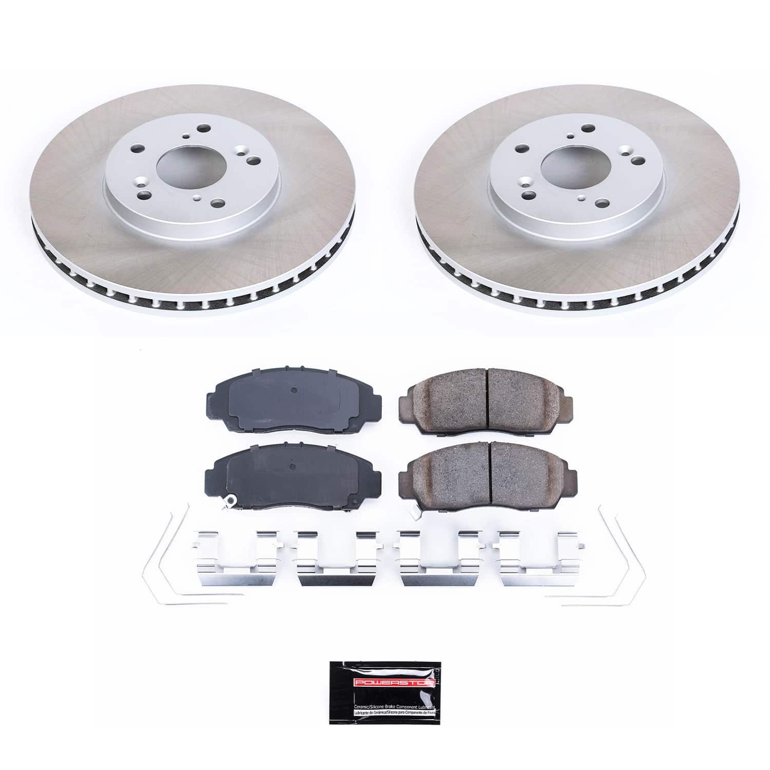Power Stop SC5392 - Front Z17 Evolution Pad And Semi-Coated Rotor Kit vehicle fitment brake part
