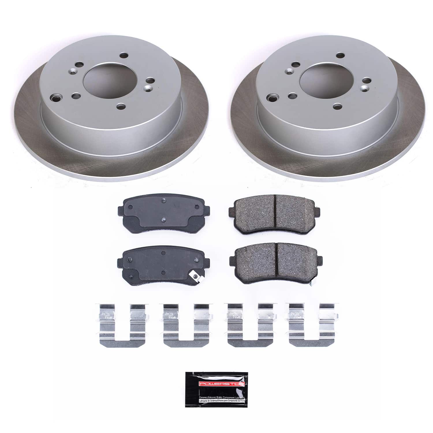 Power Stop SC5394 - Rear Z17 Evolution Pad And Semi-Coated Rotor Kit vehicle fitment brake part