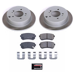 Power Stop SC5394 - Rear Z17 Evolution Pad And Semi-Coated Rotor Kit vehicle fitment brake part