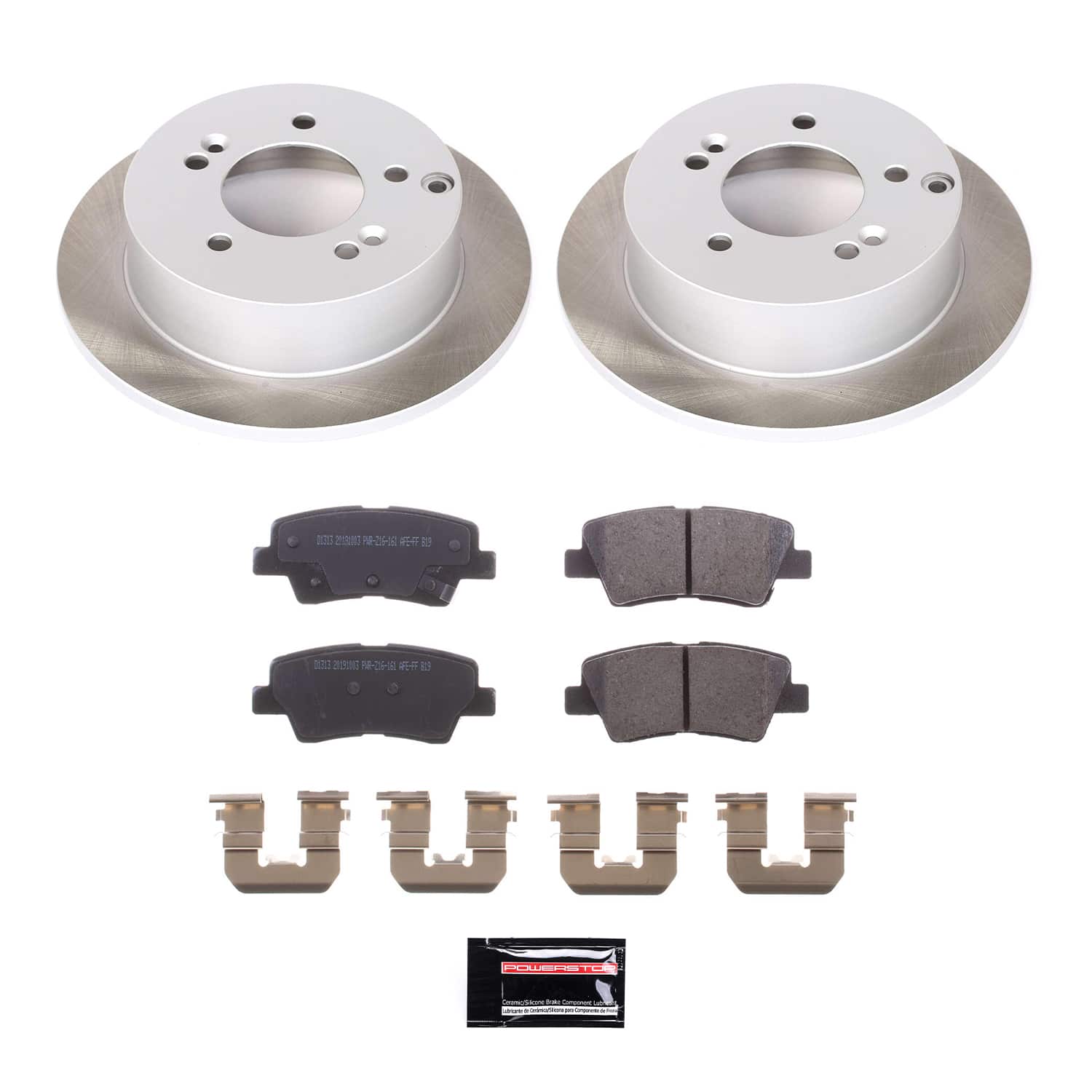 Power Stop SC5395 - Rear Z17 Evolution Pad And Semi-Coated Rotor Kit vehicle fitment brake part