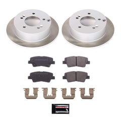 Power Stop SC5395 - Rear Z17 Evolution Pad And Semi-Coated Rotor Kit vehicle fitment brake part
