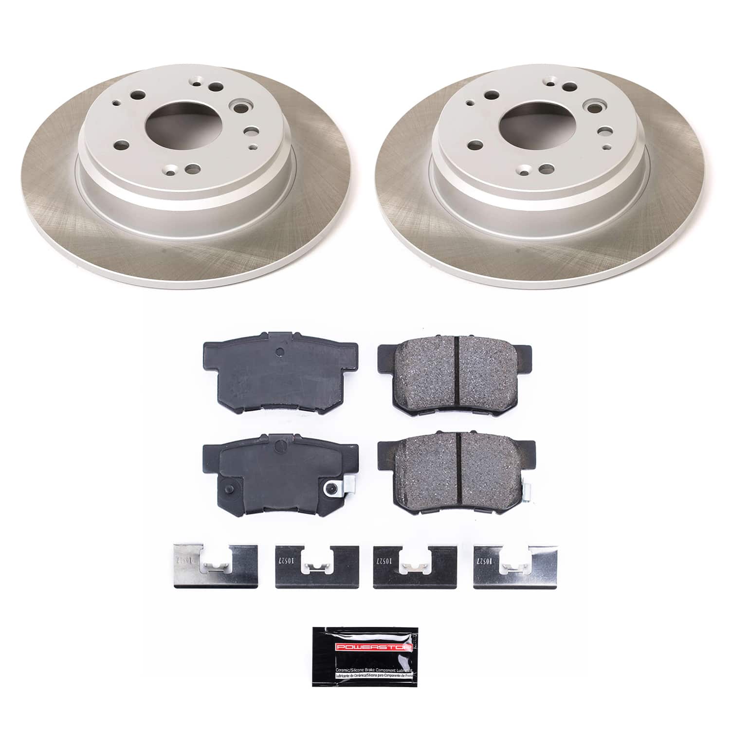 Power Stop SC5399 - Rear Z17 Evolution Pad And Semi-Coated Rotor Kit vehicle fitment brake part