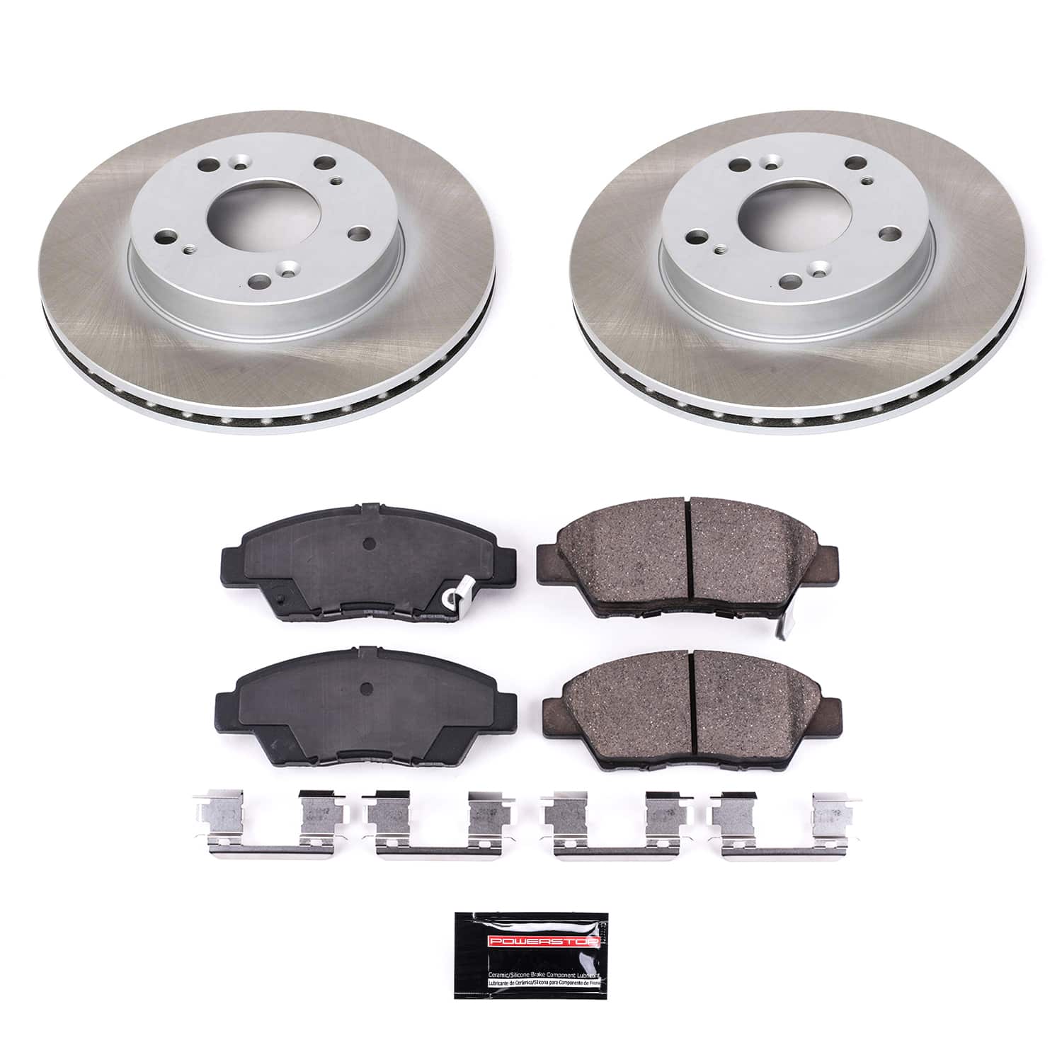 Power Stop SC5400 - Front Z17 Evolution Pad And Semi-Coated Rotor Kit vehicle fitment brake part