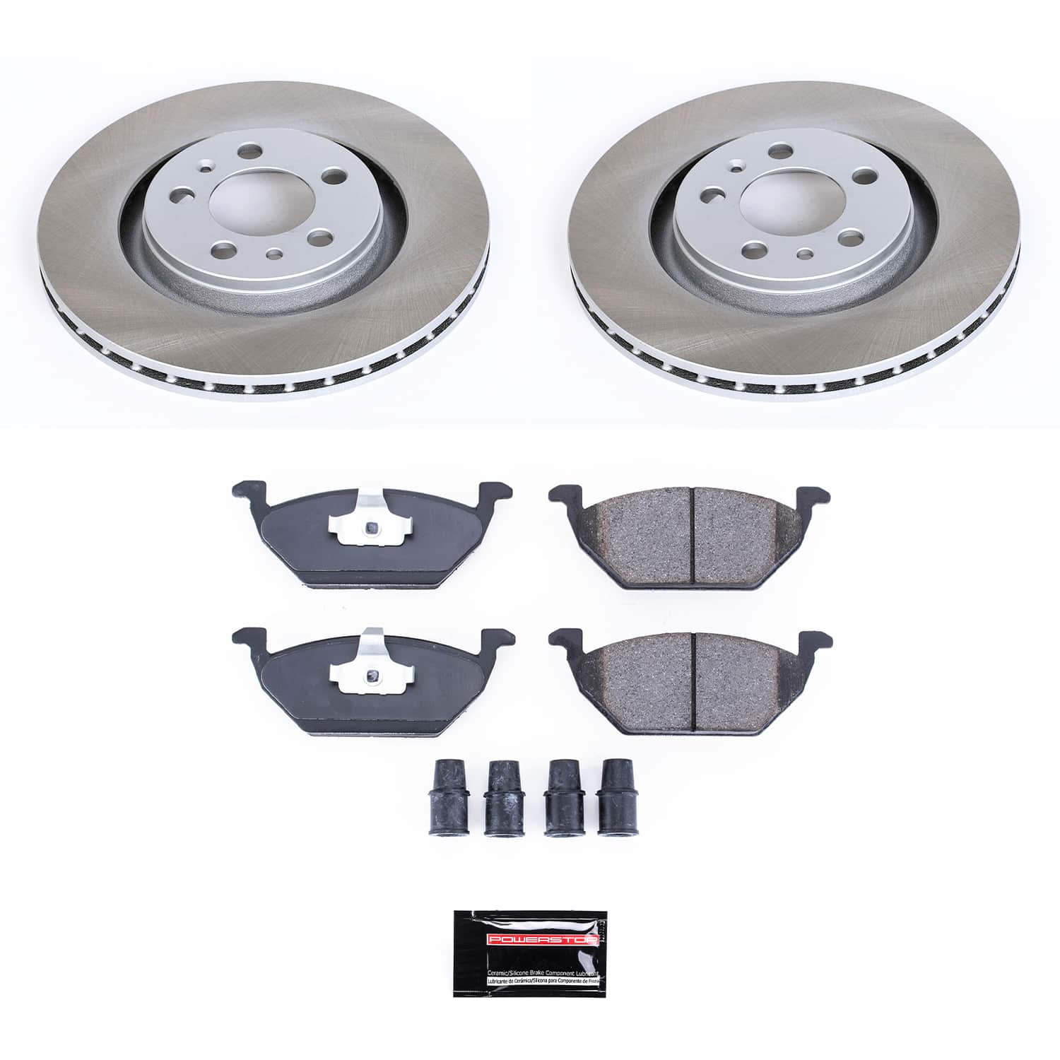 Power Stop SC5401 - Front Z17 Evolution Pad And Semi-Coated Rotor Kit vehicle fitment brake part
