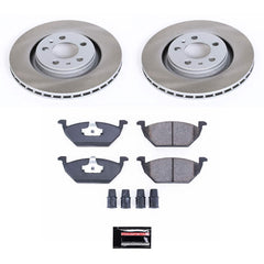 Power Stop SC5401 - Front Z17 Evolution Pad And Semi-Coated Rotor Kit vehicle fitment brake part