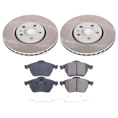 Power Stop SC5403 - Front Z17 Evolution Pad And Semi-Coated Rotor Kit vehicle fitment brake part