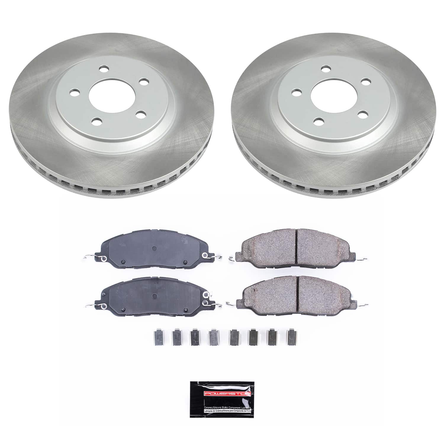 Power Stop SC5407 - Front Z17 Evolution Pad And Semi-Coated Rotor Kit vehicle fitment brake part