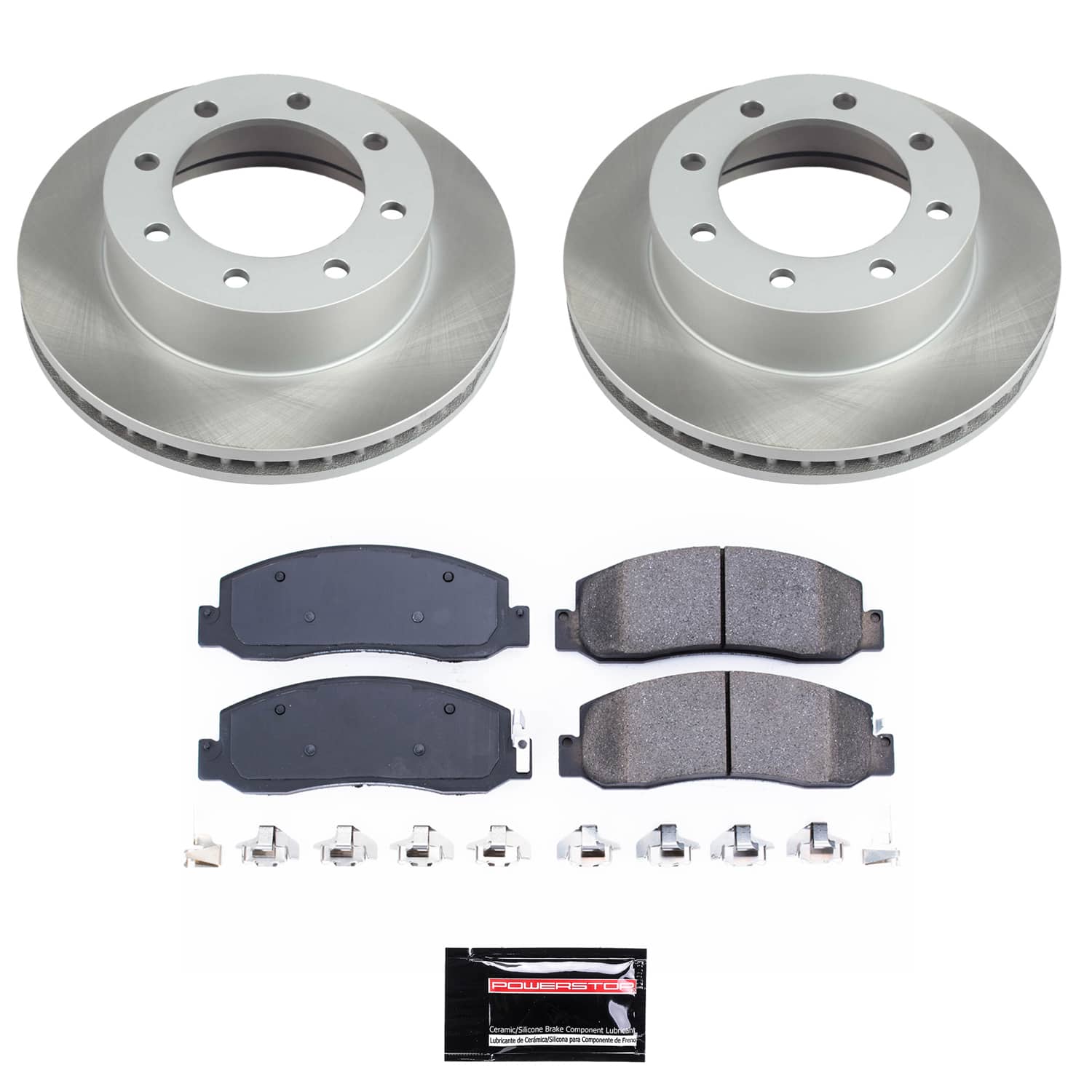 Power Stop SC5412 - Front Z17 Evolution Pad And Semi-Coated Rotor Kit vehicle fitment brake part