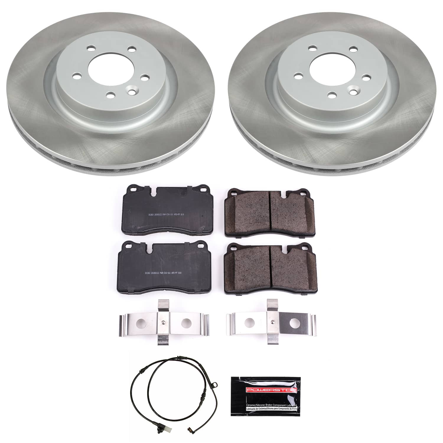 Power Stop SC5422 - Front Z17 Evolution Pad And Semi-Coated Rotor Kit vehicle fitment brake part