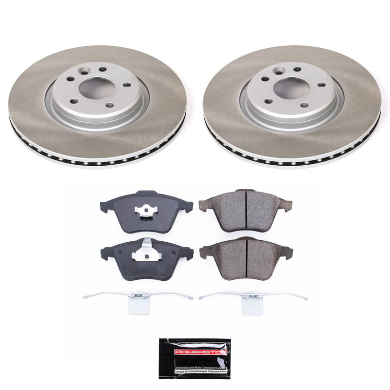 Power Stop SC5430 - Front Z17 Evolution Pad And Semi-Coated Rotor Kit vehicle fitment brake part