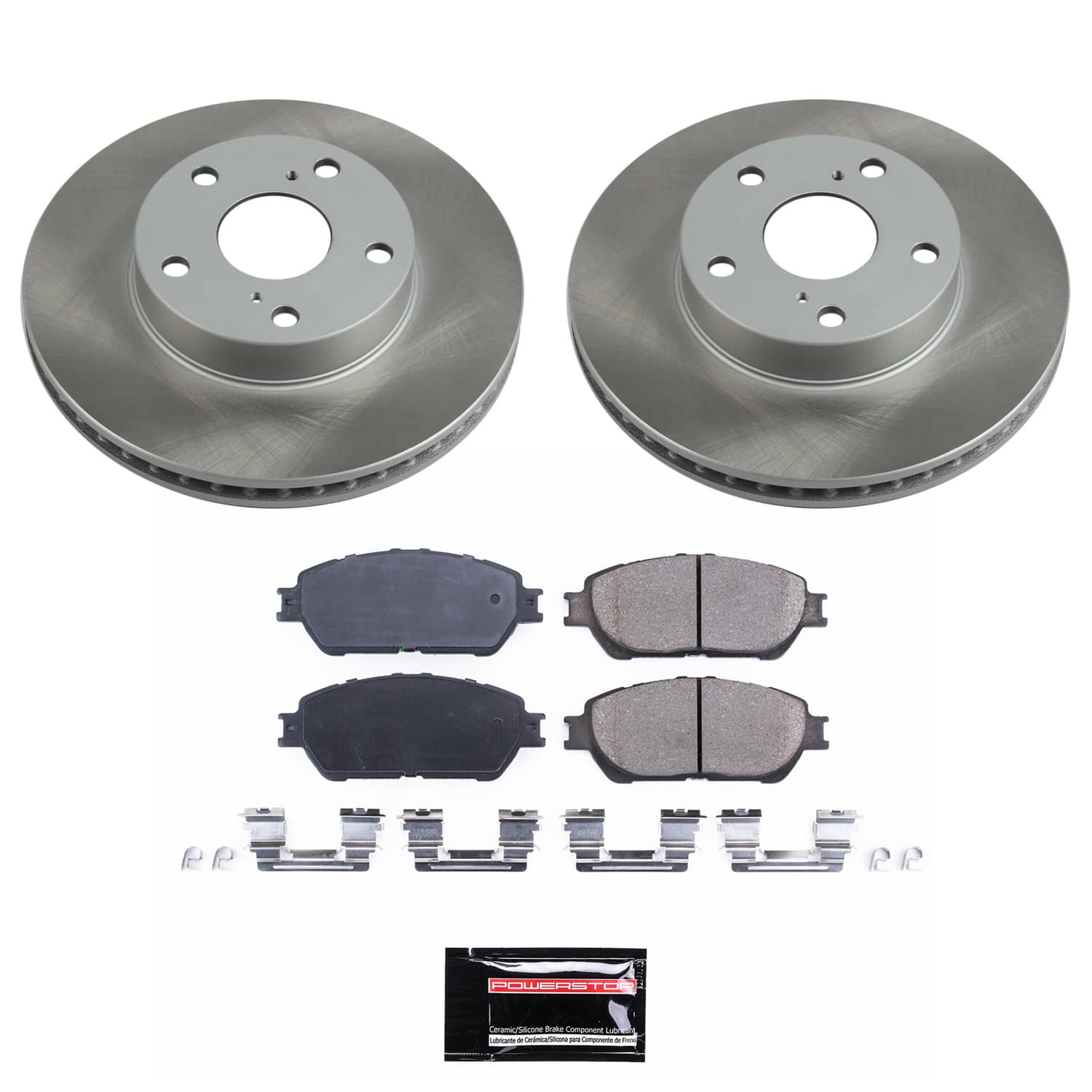 Power Stop SC5431 - Front Z17 Evolution Pad And Semi-Coated Rotor Kit vehicle fitment brake part