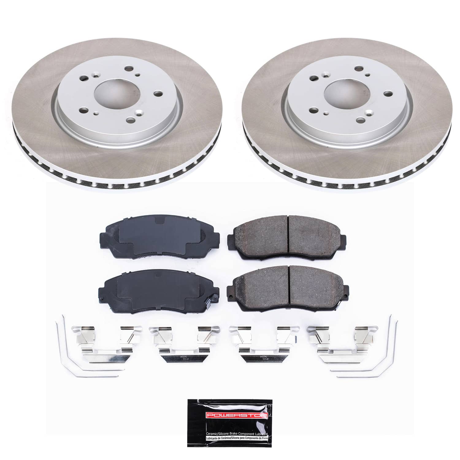 Power Stop SC5432 - Front Z17 Evolution Pad And Semi-Coated Rotor Kit vehicle fitment brake part
