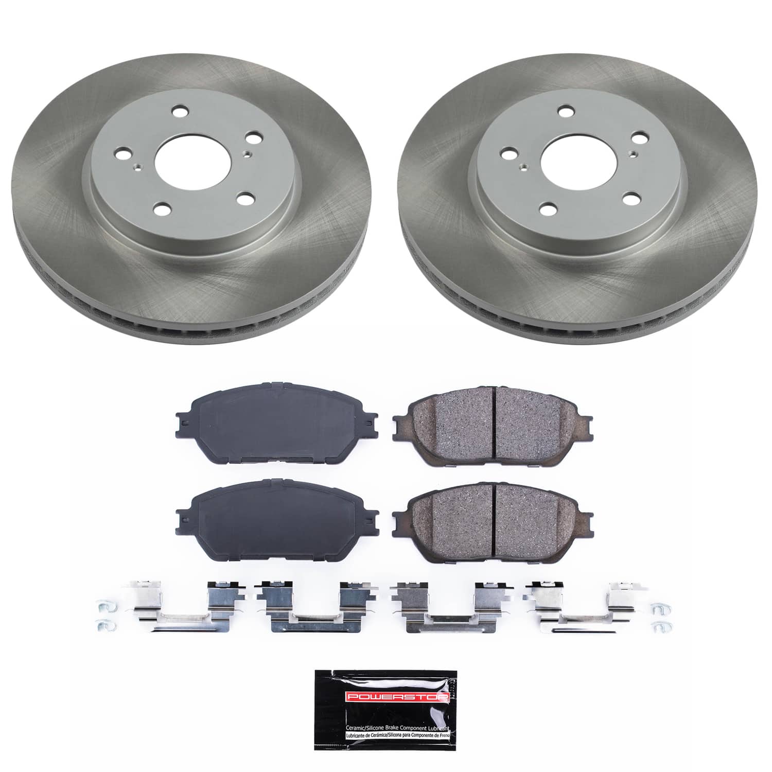 Power Stop SC5438 - Front Z17 Evolution Pad And Semi-Coated Rotor Kit vehicle fitment brake part