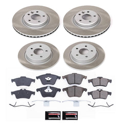 Power Stop SC5469 - Front And Rear Z17 Evolution Pad And Semi-Coated Rotor Kit vehicle fitment brake part