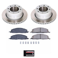Power Stop SC5487 - Rear Z17 Evolution Pad And Semi-Coated Rotor Kit vehicle fitment brake part