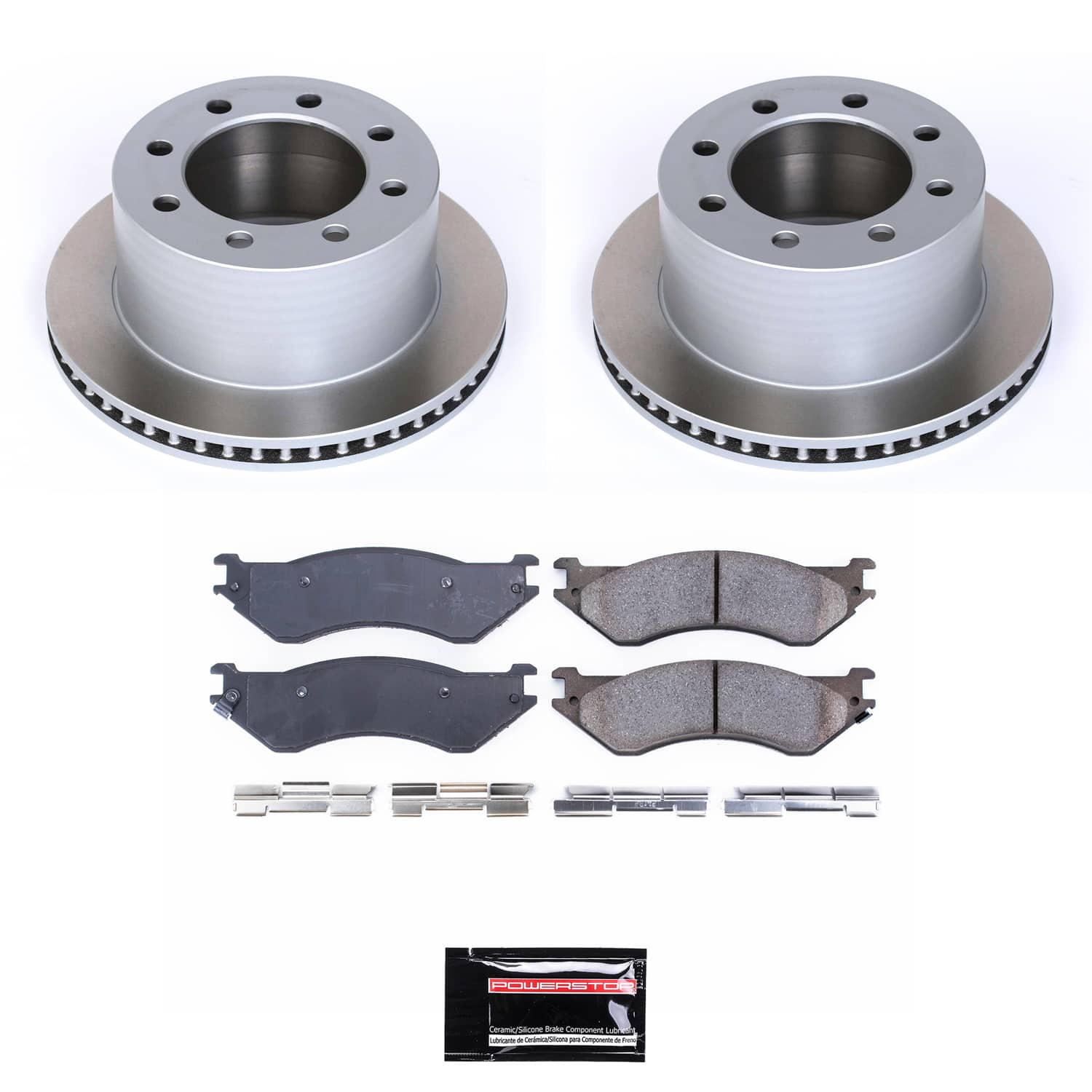Power Stop SC5489 - Rear Z17 Evolution Pad And Semi-Coated Rotor Kit vehicle fitment brake part