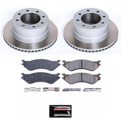 Power Stop SC5490 - Rear Z17 Evolution Pad And Semi-Coated Rotor Kit vehicle fitment brake part
