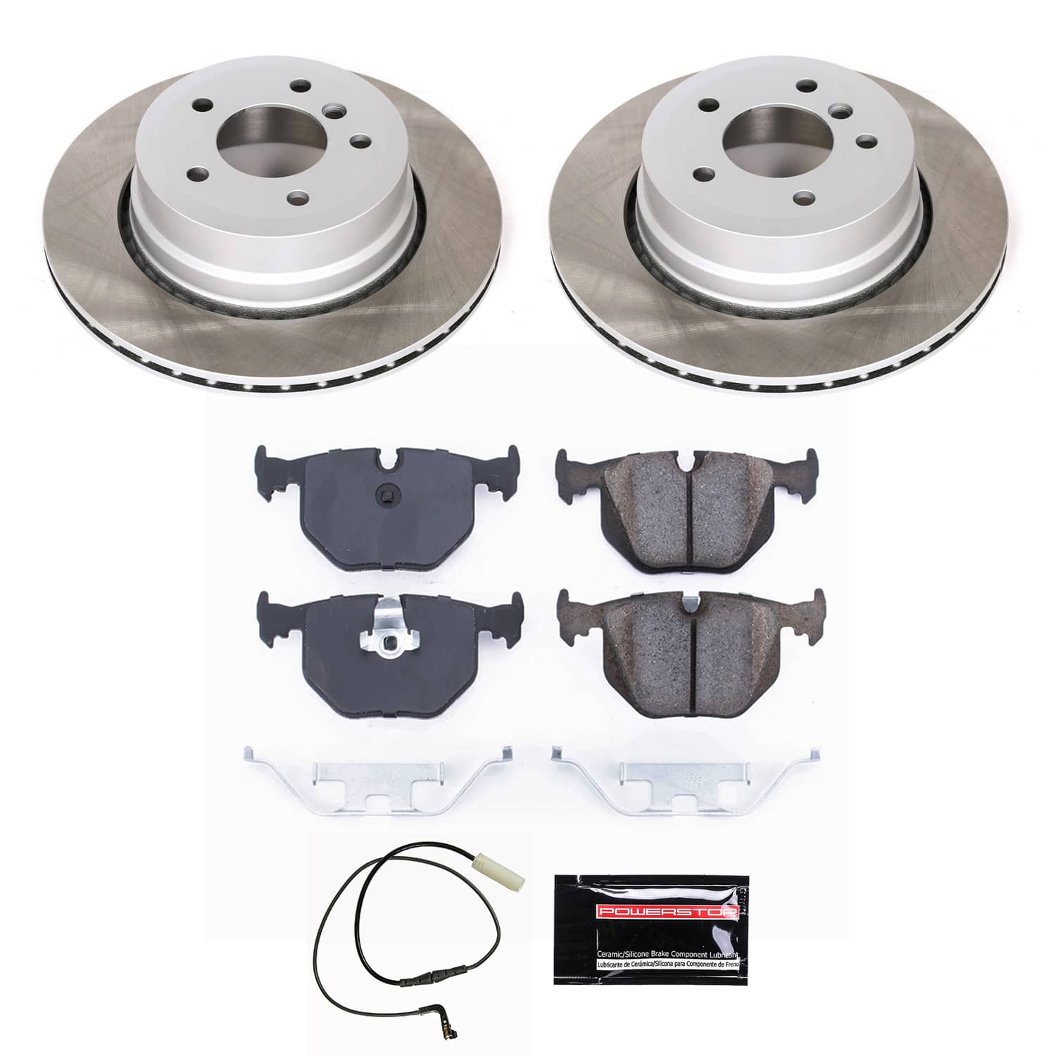 Power Stop SC5492 - Rear Z17 Evolution Pad And Semi-Coated Rotor Kit vehicle fitment brake part