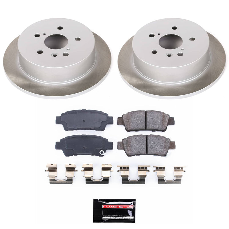 Power Stop SC5498 - Rear Z17 Evolution Pad And Semi-Coated Rotor Kit vehicle fitment brake part