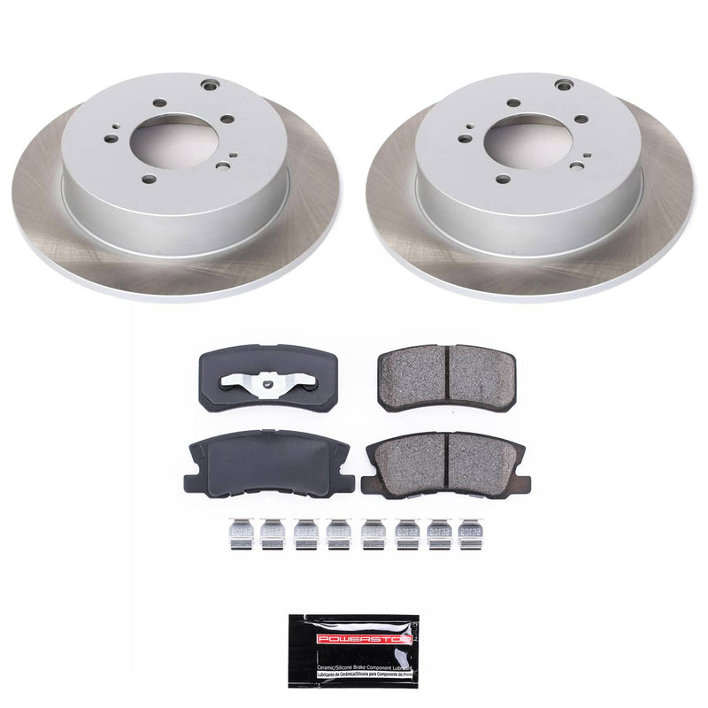 Power Stop SC5499 - Rear Z17 Evolution Pad And Semi-Coated Rotor Kit vehicle fitment brake part