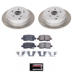 Power Stop SC5502 - Rear Z17 Evolution Pad And Semi-Coated Rotor Kit vehicle fitment brake part