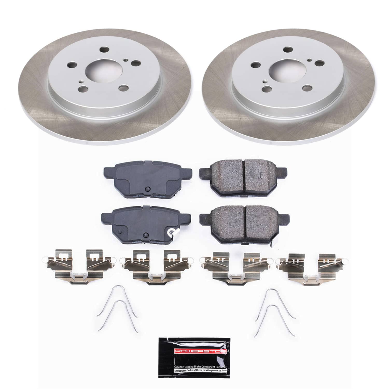 Power Stop SC5503 - Rear Z17 Evolution Pad And Semi-Coated Rotor Kit vehicle fitment brake part