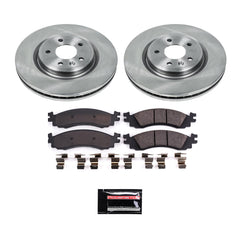Power Stop SC5507 - Front Z17 Evolution Pad And Semi-Coated Rotor Kit vehicle fitment brake part