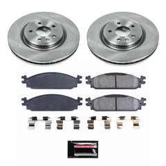 Power Stop SC5509 - Front Z17 Evolution Pad And Semi-Coated Rotor Kit vehicle fitment brake part