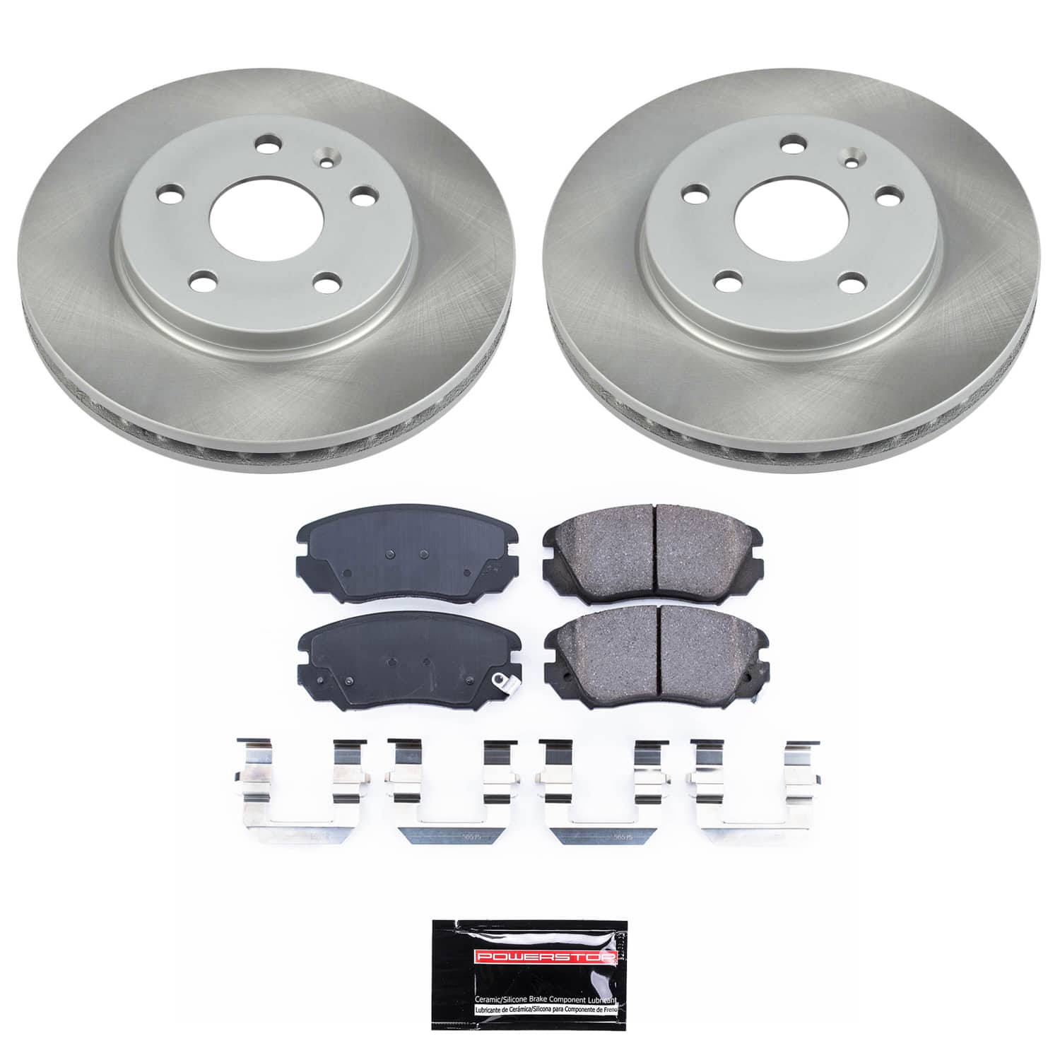 Power Stop SC5522 - Front Z17 Evolution Pad And Semi-Coated Rotor Kit vehicle fitment brake part